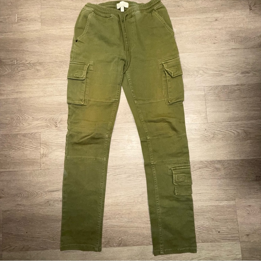Olive Green Cargo Pants